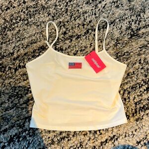 EDIKTED cropped USA tank / womens / size M / New W Tags!